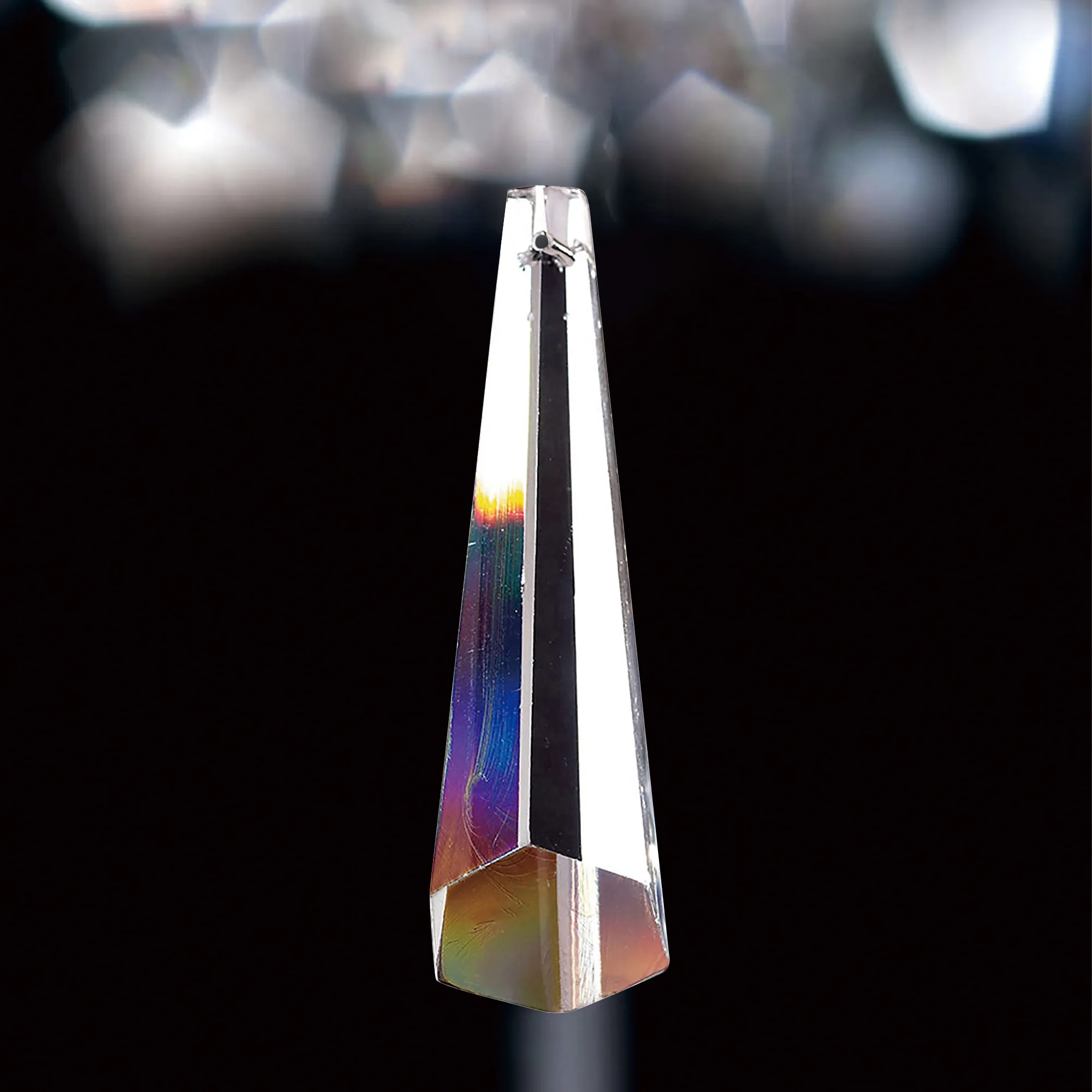 Crystal Hexagonal Drop Without Ring 62mm